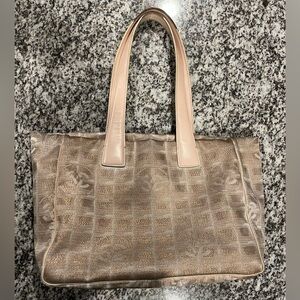 Chanel Travel Line Tote in Metallic Gold